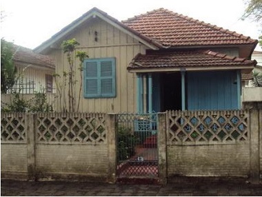 Casa da família em Maringá - Vila Operária - década de 60