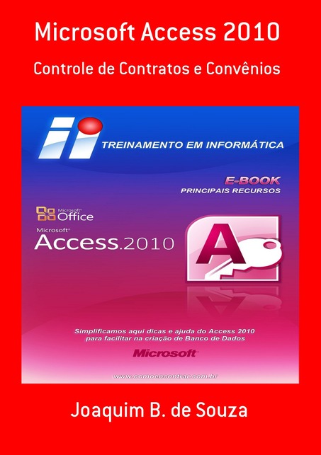 Livro Microsoft Access Banco de Dados - Controle de Contratos e Convênios | Clube de Autores