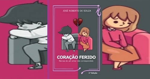 Livro Coração Ferido, de José Roberto de Souza