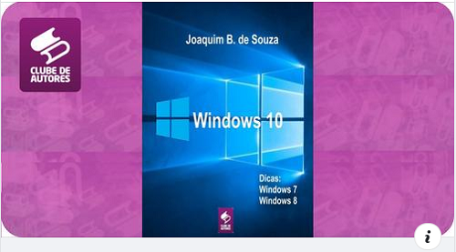 Livro Microsoft Windows 10 - Clube de Autores